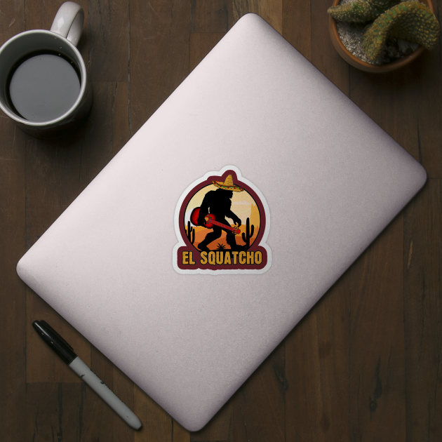 El Squatcho Mexican Sasquatch Bigfoot by crackstudiodsgn